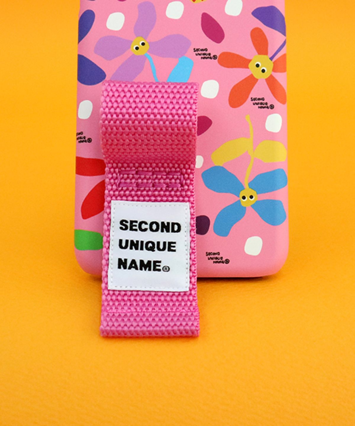 세컨드유니크네임(SECOND UNIQUE NAME) SUN CASE GRAPHIC FLOWER PINK PINK (FINGER)