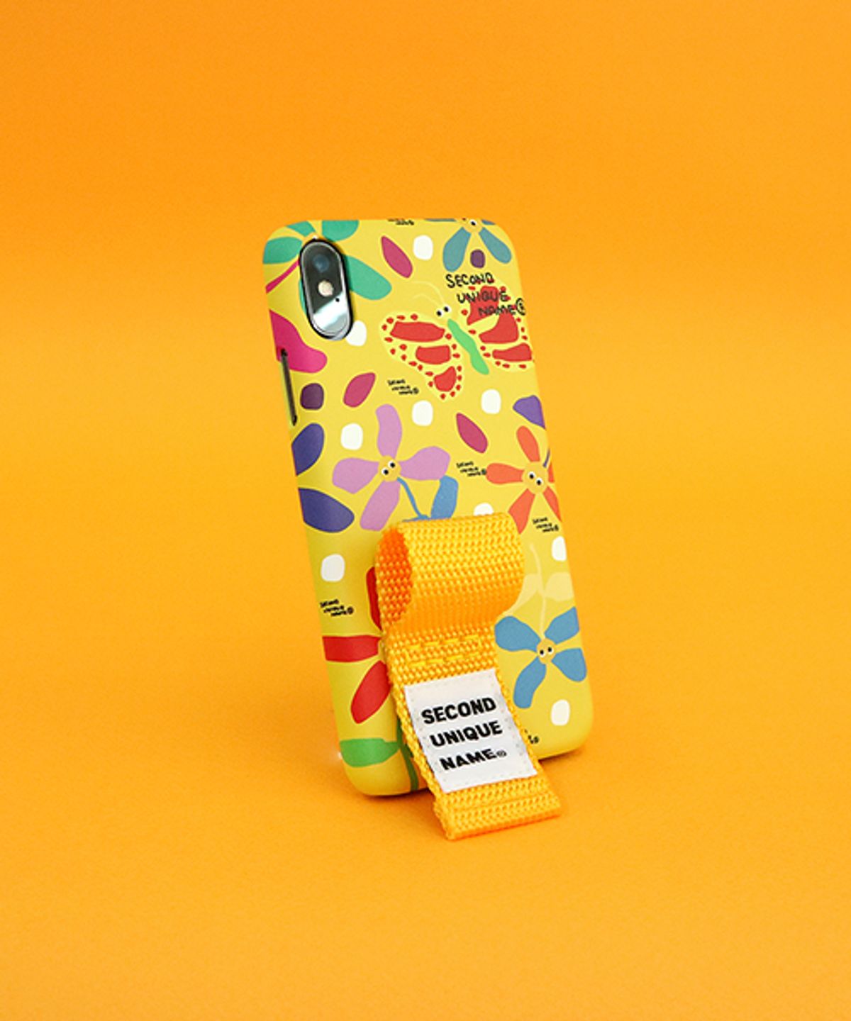 세컨드유니크네임(SECOND UNIQUE NAME) SUN CASE GRAPHIC FLOWER YELLOW YELLOW (FINGER)