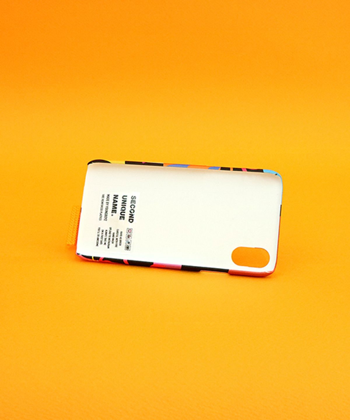 세컨드유니크네임(SECOND UNIQUE NAME) SUN CASE GRAPHIC FRUIT WHITE YELLOW (FINGER)