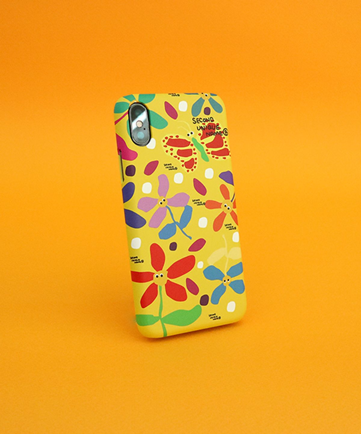 세컨드유니크네임(SECOND UNIQUE NAME) SUN CASE GRAPHIC FLOWER YELLOW