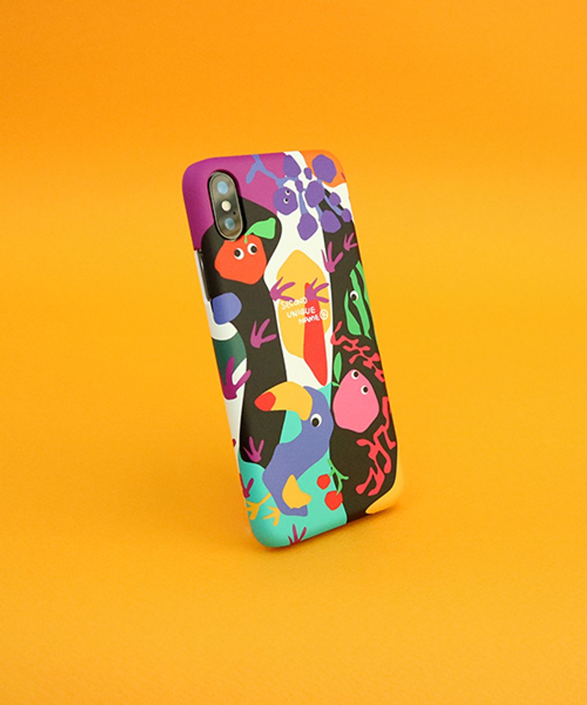 세컨드유니크네임(SECOND UNIQUE NAME) SUN CASE GRAPHIC FRUIT BLACK