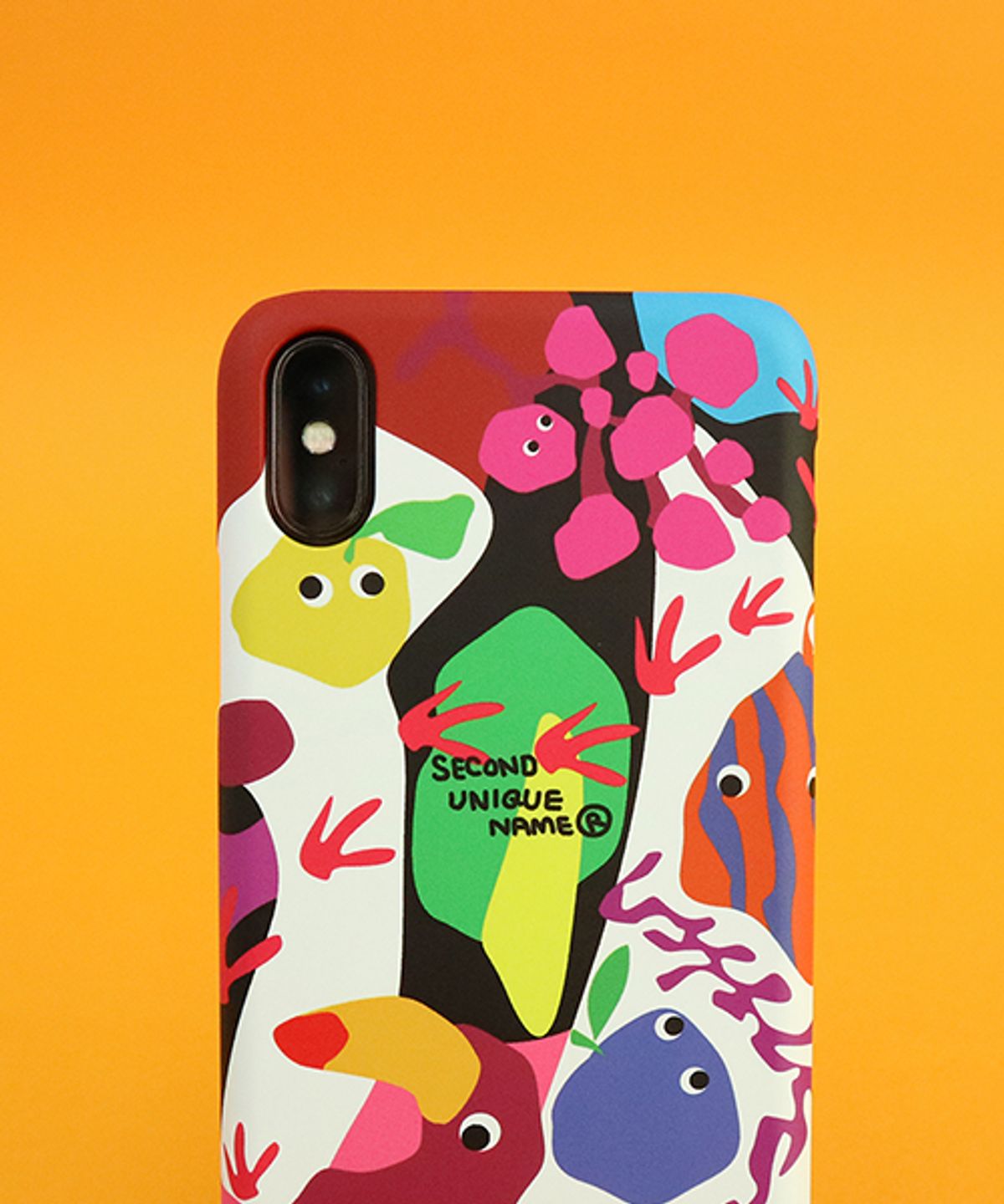 세컨드유니크네임(SECOND UNIQUE NAME) SUN CASE GRAPHIC FRUIT WHITE