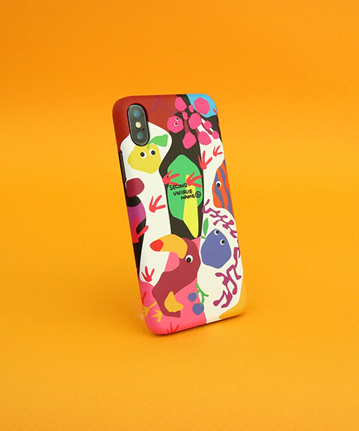 세컨드유니크네임(SECOND UNIQUE NAME) SUN CASE GRAPHIC FRUIT WHITE