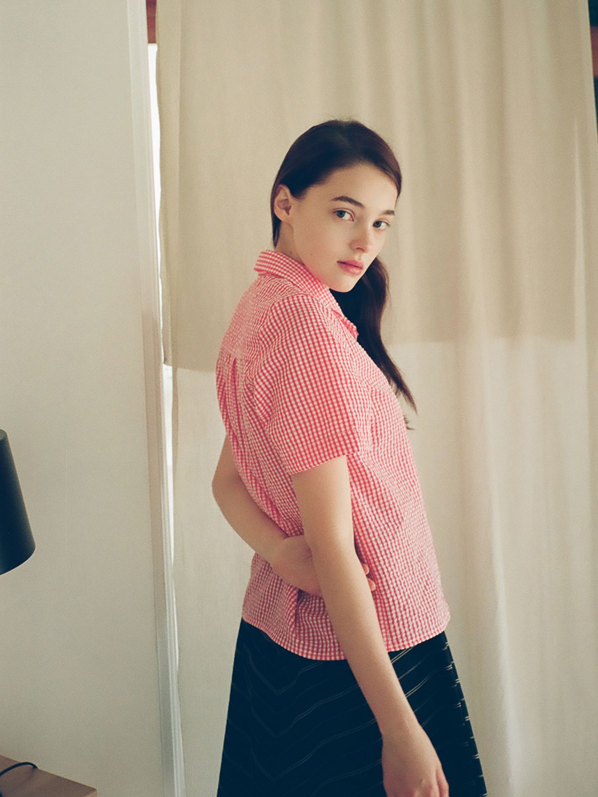 느와(NOIR) V Skirt (BK)