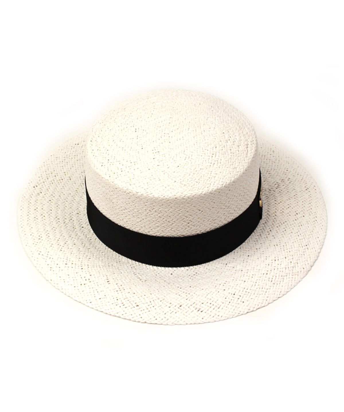 유니버셜 케미스트리(UNIVERSAL CHEMISTRY) White Flat Panama Hat 파나마햇
