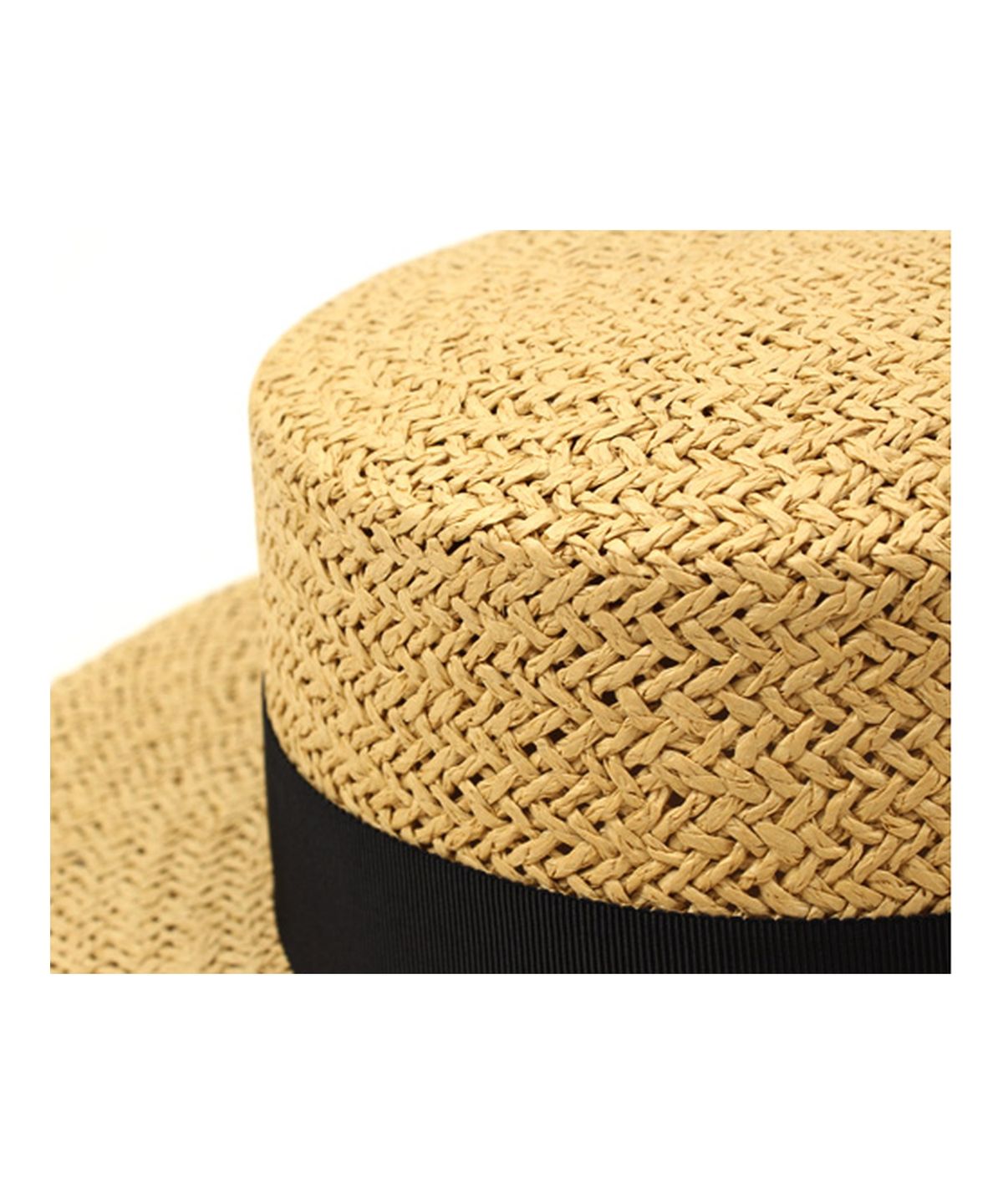 유니버셜 케미스트리(UNIVERSAL CHEMISTRY) Beige Flat Panama Hat 파나마햇