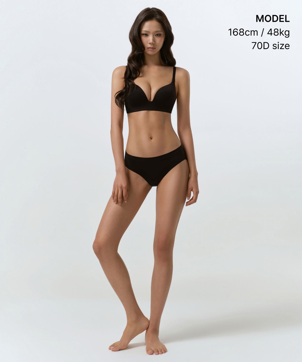 무신사 스탠다드 우먼(MUSINSA STANDARD WOMAN) 우먼즈 와이어리스 브라 [블랙]
