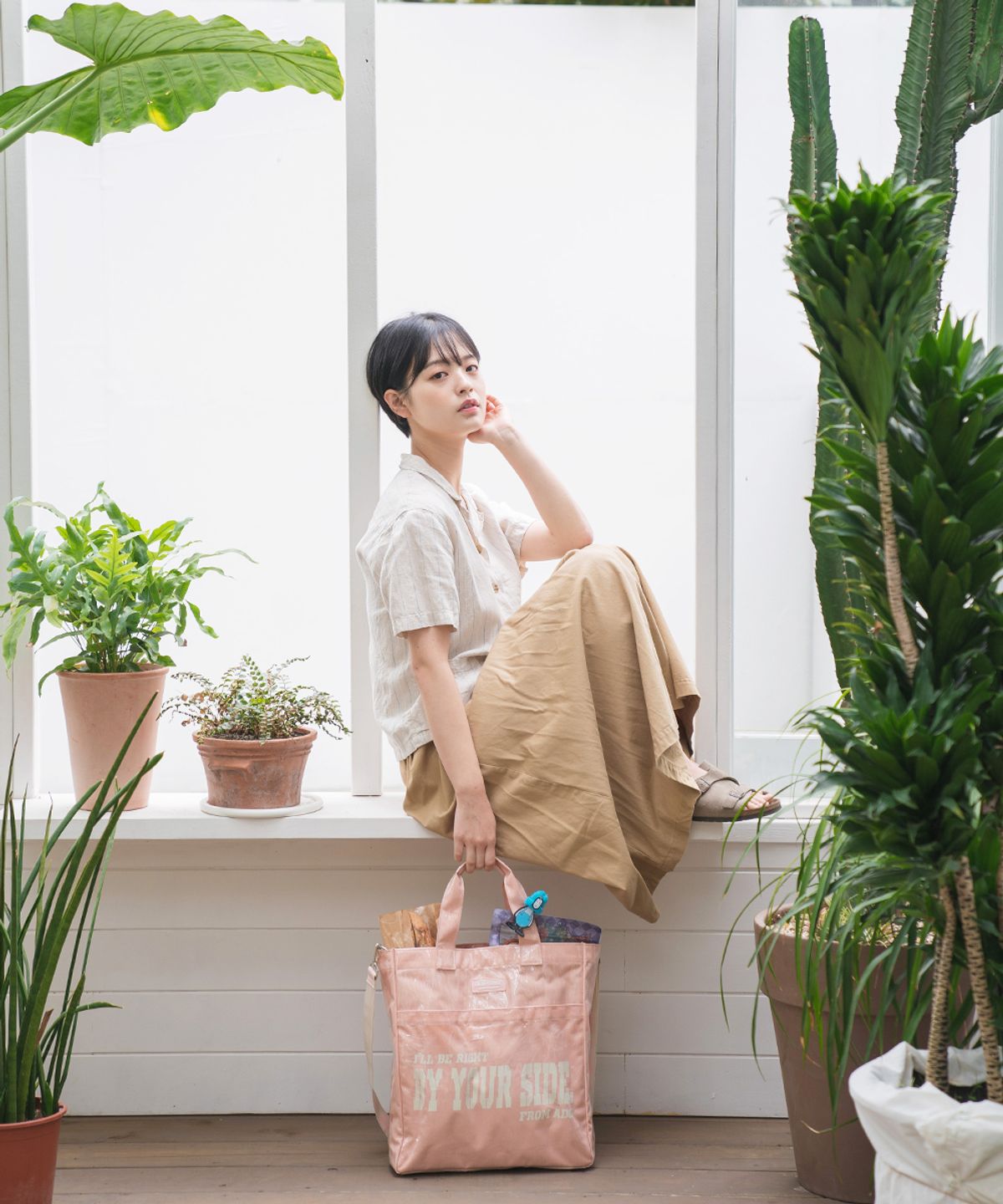 에이지 그레이(AGED GRAY) 유어사이드백(핑크)