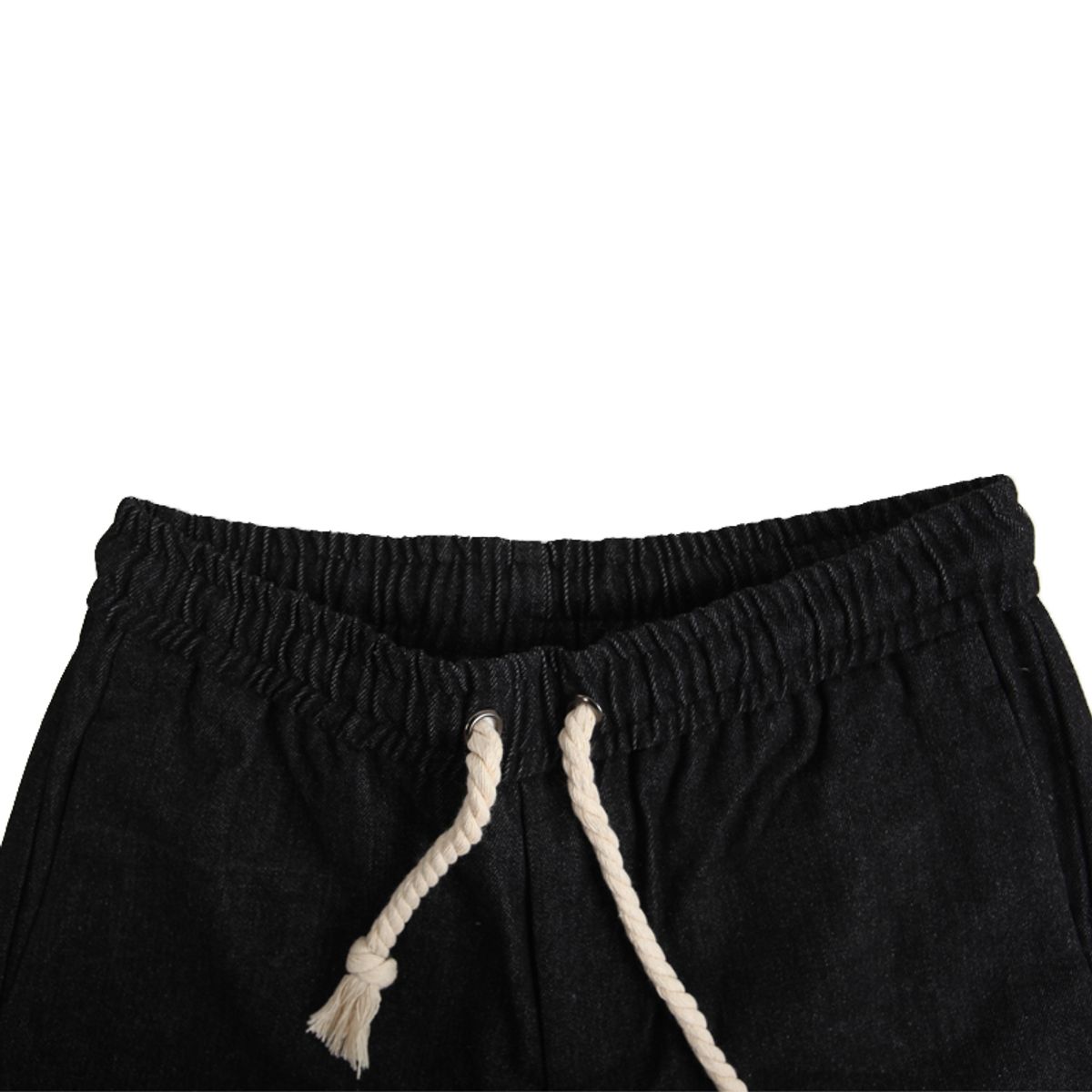 에잇볼륨(EIGHTVOLUME) EV Denim Half Pants (Black)