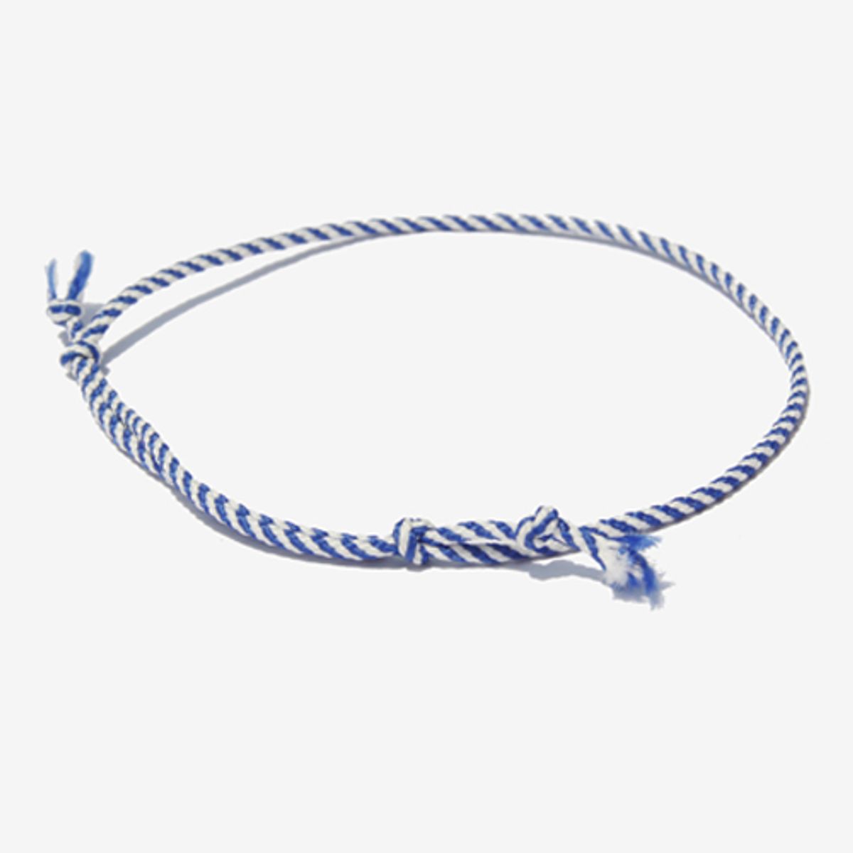 러쉬오프(RUSH OFF) Unisex Marine Anchor Fabric 2 Ankle Bracelet Set/ 마린 닻 페브릭 발찌세트
