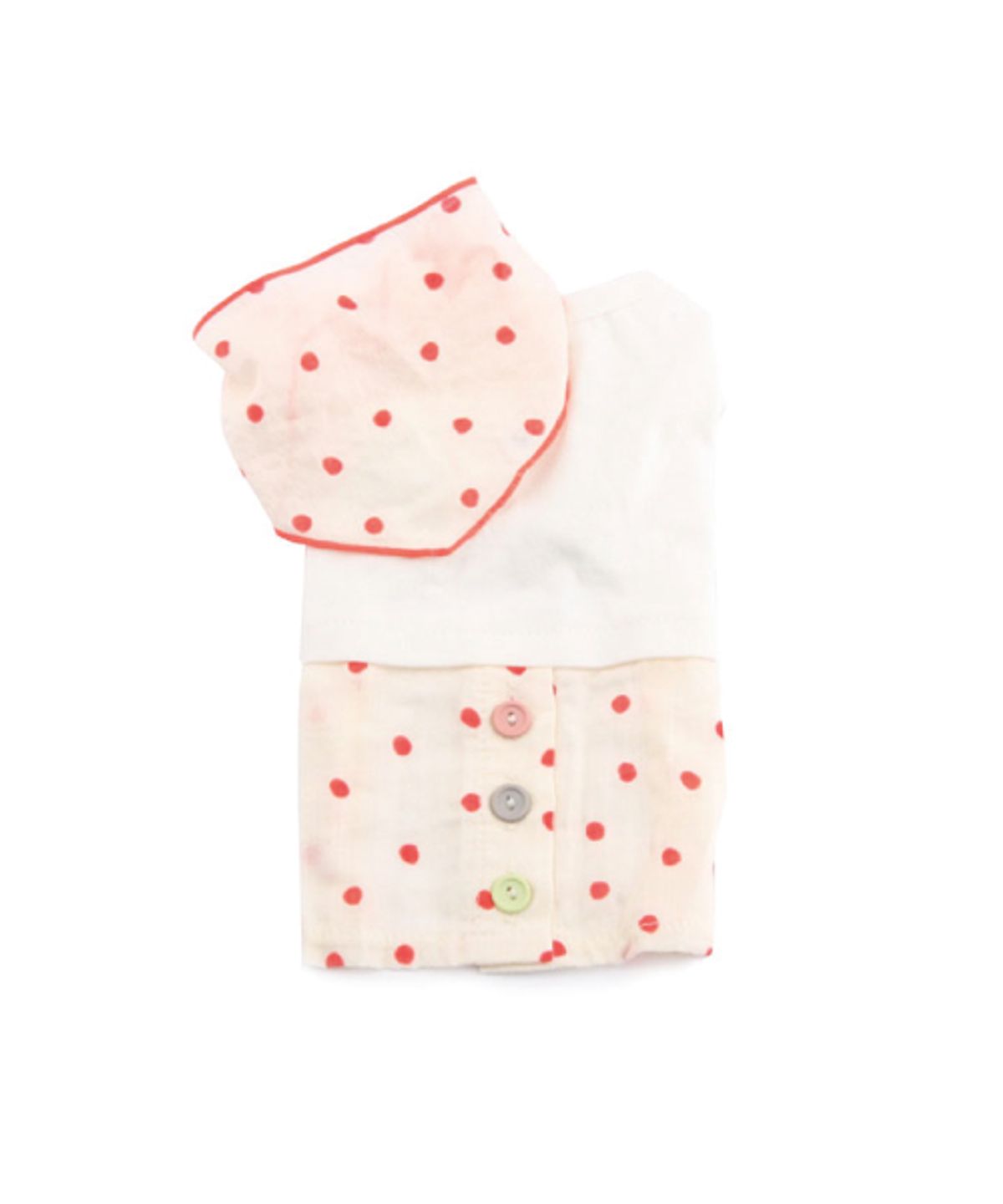 몽슈슈(MONCHOUCHOU) Lilly Top_White