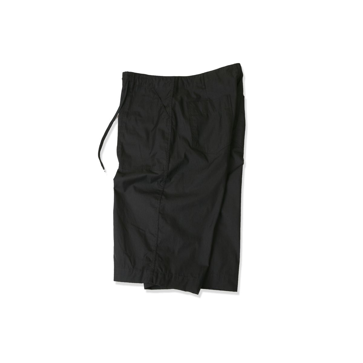 스웰맙(SWELLMOB) 3/4 fatigue string shorts -black-