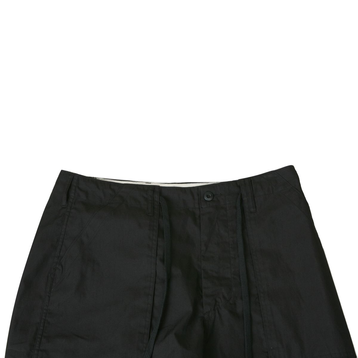 스웰맙(SWELLMOB) 3/4 fatigue string shorts -black-
