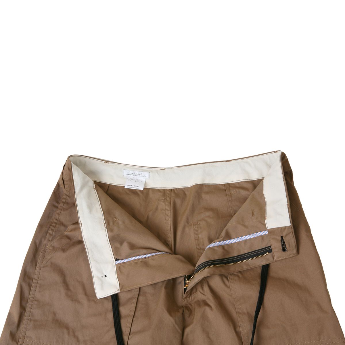 스웰맙(SWELLMOB) 3/4 fatigue string shorts -light brown-