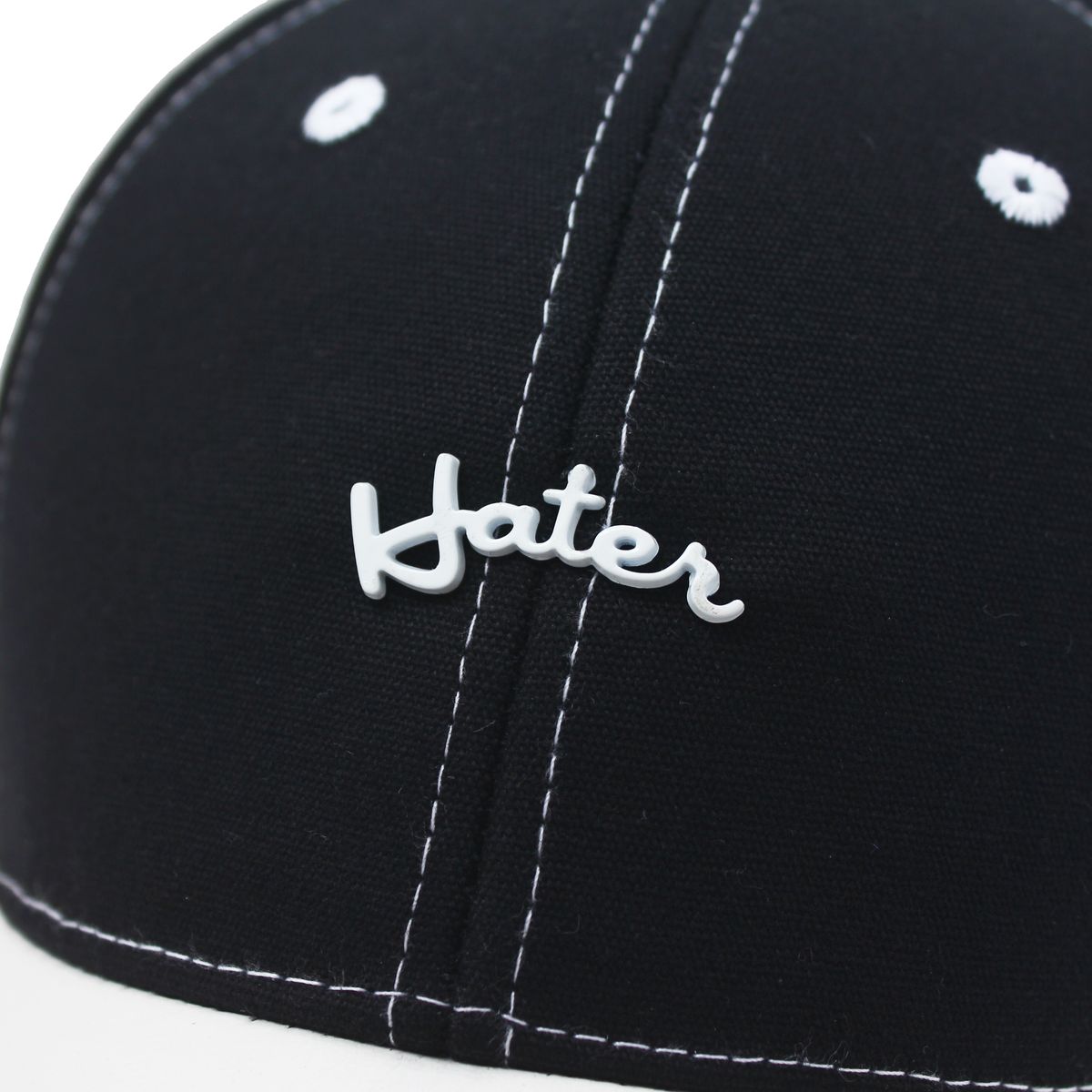 헤이터(HATER) 커브드 로고 볼캡 Ver2 블랙