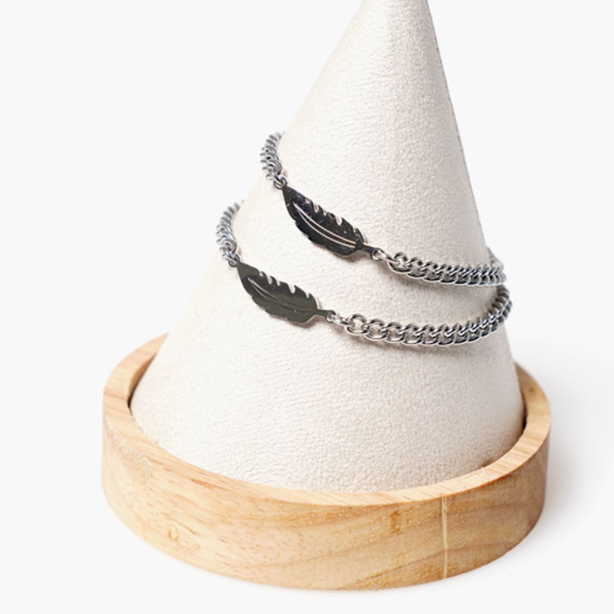 제이반스 클래식(JBANS CLASSIC) 피스&47558 써지컬스틸 체인팔찌 (C1802-AC447SV)