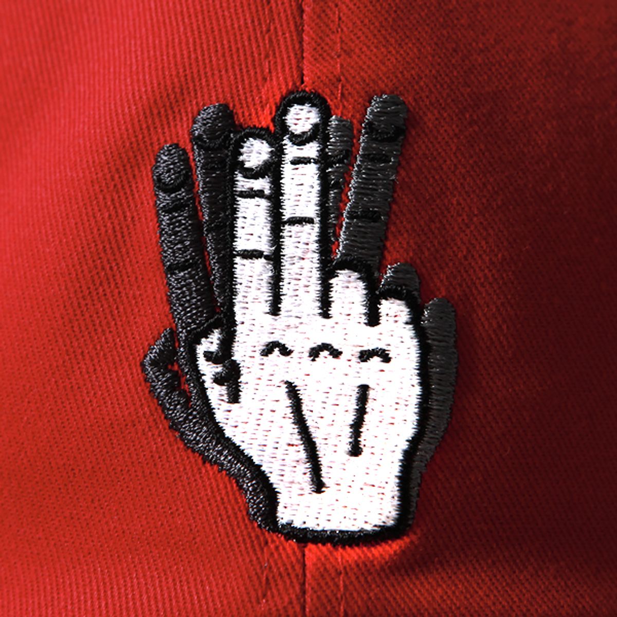 바이브레이트(VIBRATE) HAND SHAKE SIGN BALL CAP (red)