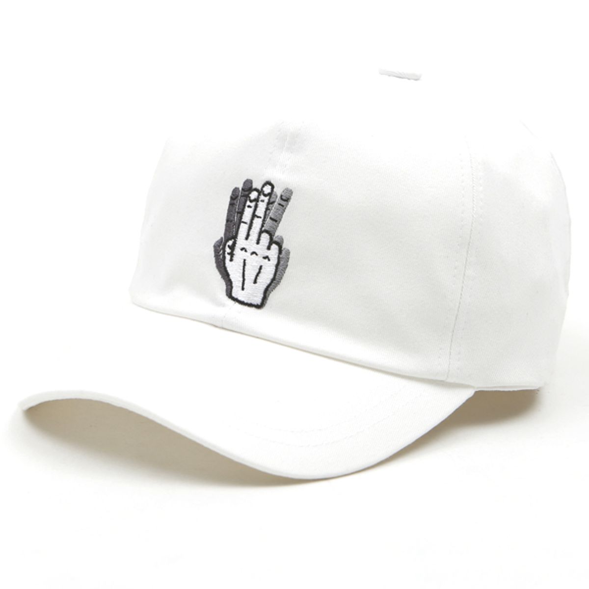 바이브레이트(VIBRATE) HAND SHAKE SIGN BALL CAP (white)