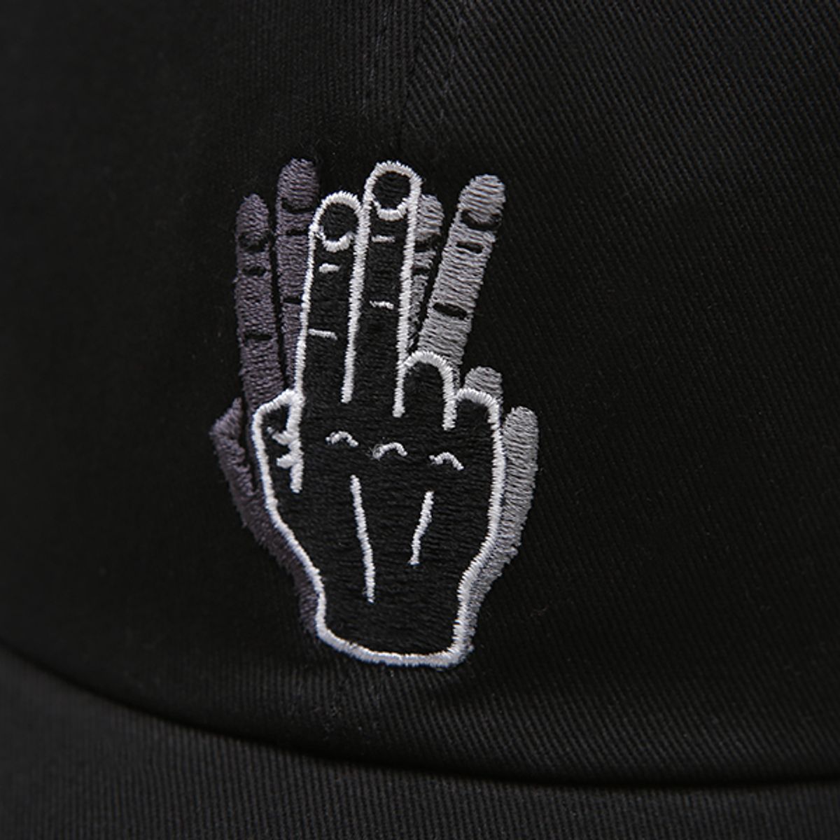 바이브레이트(VIBRATE) HAND SHAKE SIGN BALL CAP (black)