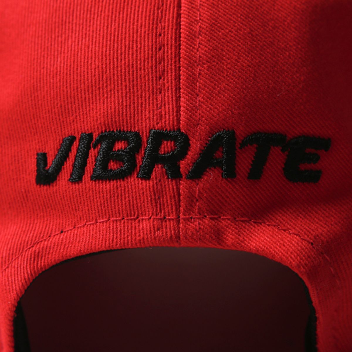 바이브레이트(VIBRATE) MINI CLASSIC HAND LOGO BALL CAP (red)
