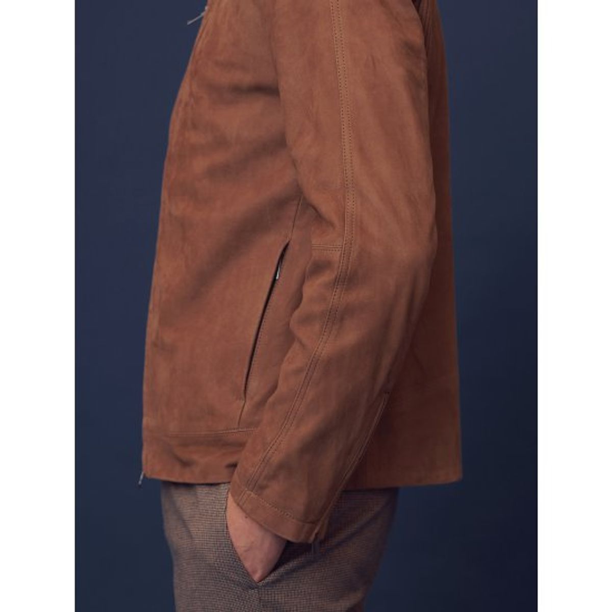 빈폴 멘(BEANPOLE MEN) 브릭 레더 블루종 (BC873ZA01C)
