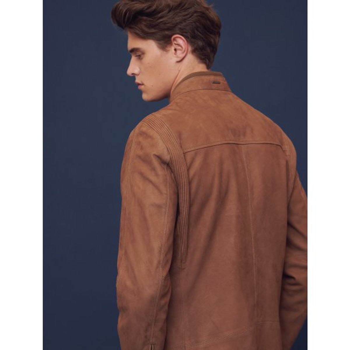빈폴 멘(BEANPOLE MEN) 브릭 레더 블루종 (BC873ZA01C)
