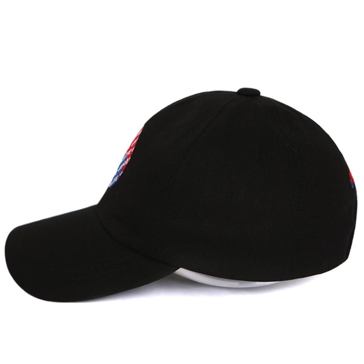 바이브레이트(VIBRATE) KOREAN FLAG LOGO BALL CAP (BLACK)