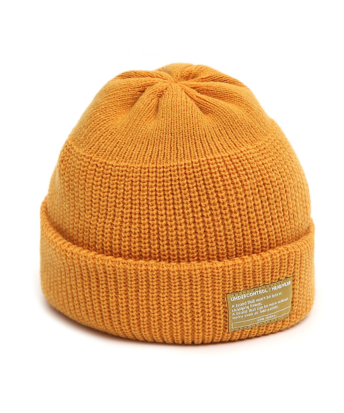 언더컨트롤(UNDERCONTROL) 겨울 숏비니 BEANIE / MONK FIT / MUSTARD