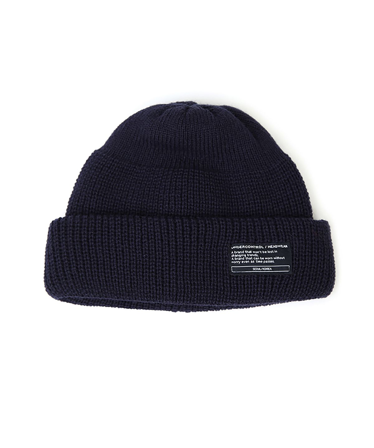 언더컨트롤(UNDERCONTROL) 겨울 숏비니 BEANIE / MONK FIT / NAVY
