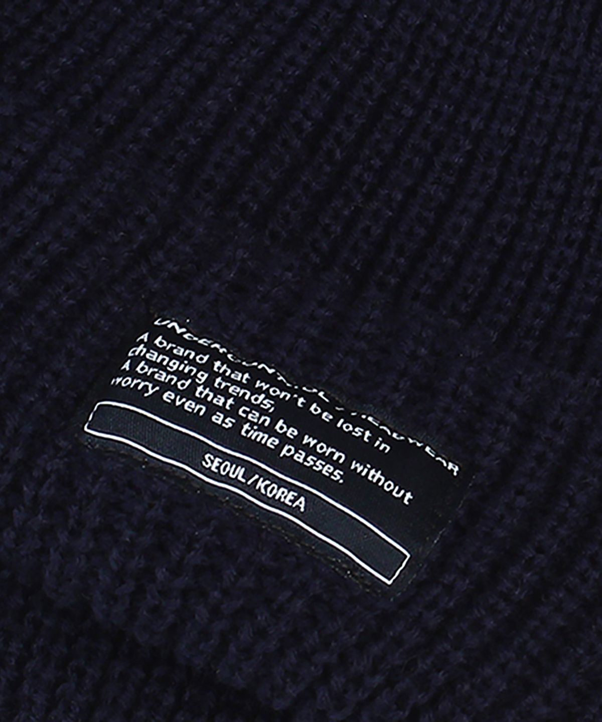 언더컨트롤(UNDERCONTROL) 겨울 숏비니 BEANIE / MONK FIT / NAVY