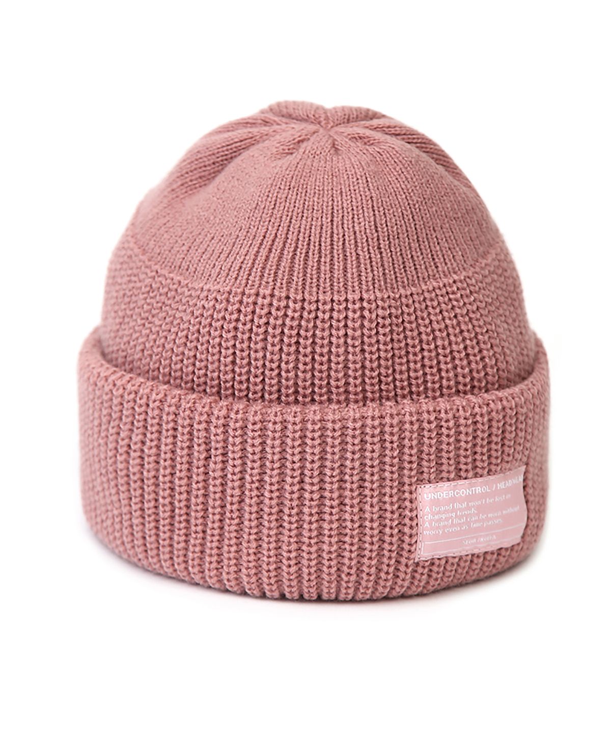 언더컨트롤(UNDERCONTROL) 겨울 숏비니 BEANIE / MONK FIT / PINK