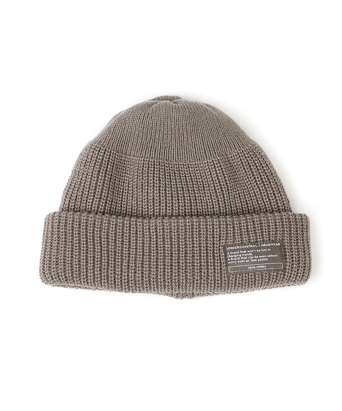 언더컨트롤(UNDERCONTROL) 겨울 숏비니 BEANIE / MONK FIT / GREY