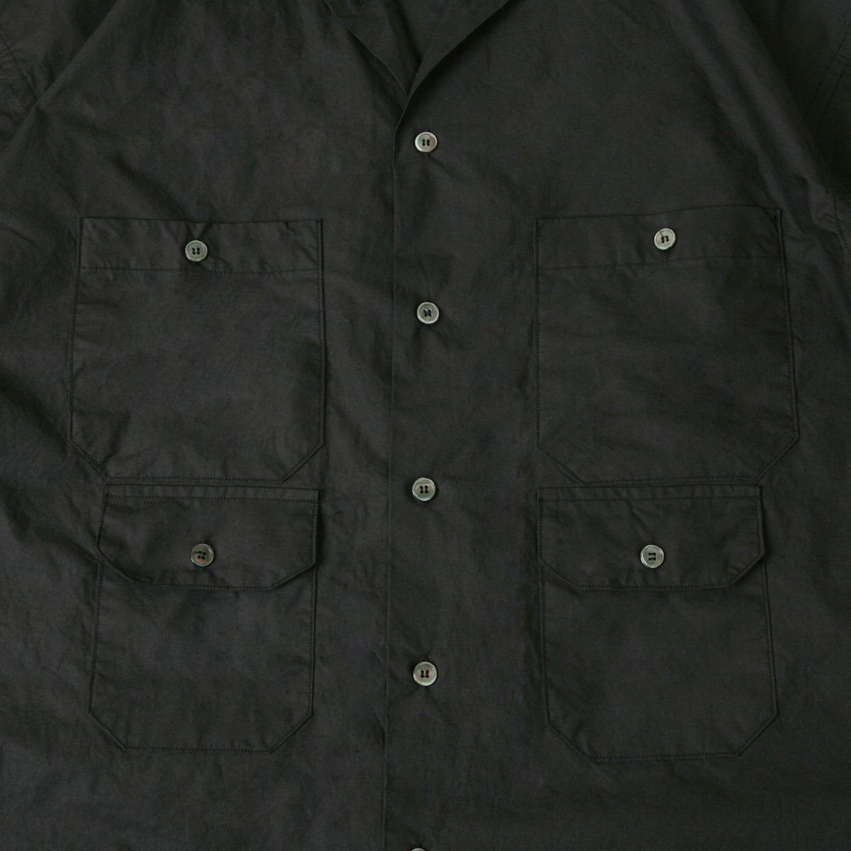 스웰맙(SWELLMOB) 4PL SHIRTS -BLACK-