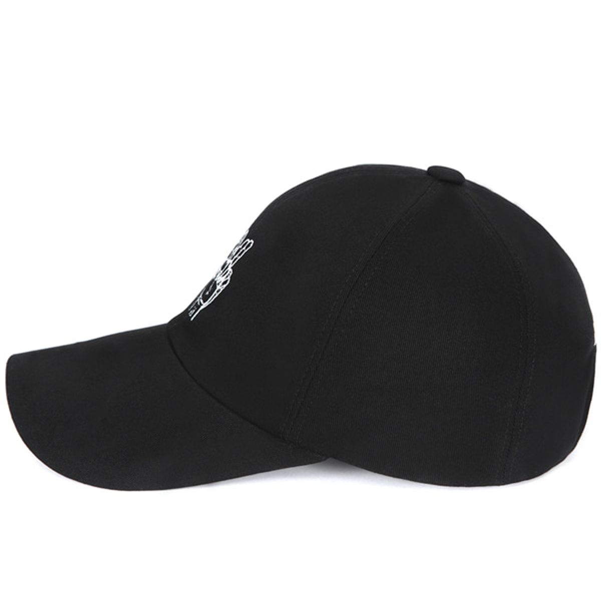 바이브레이트(VIBRATE) CLASSIC HAND SIGN BALL CAP (WASHING BLACK)