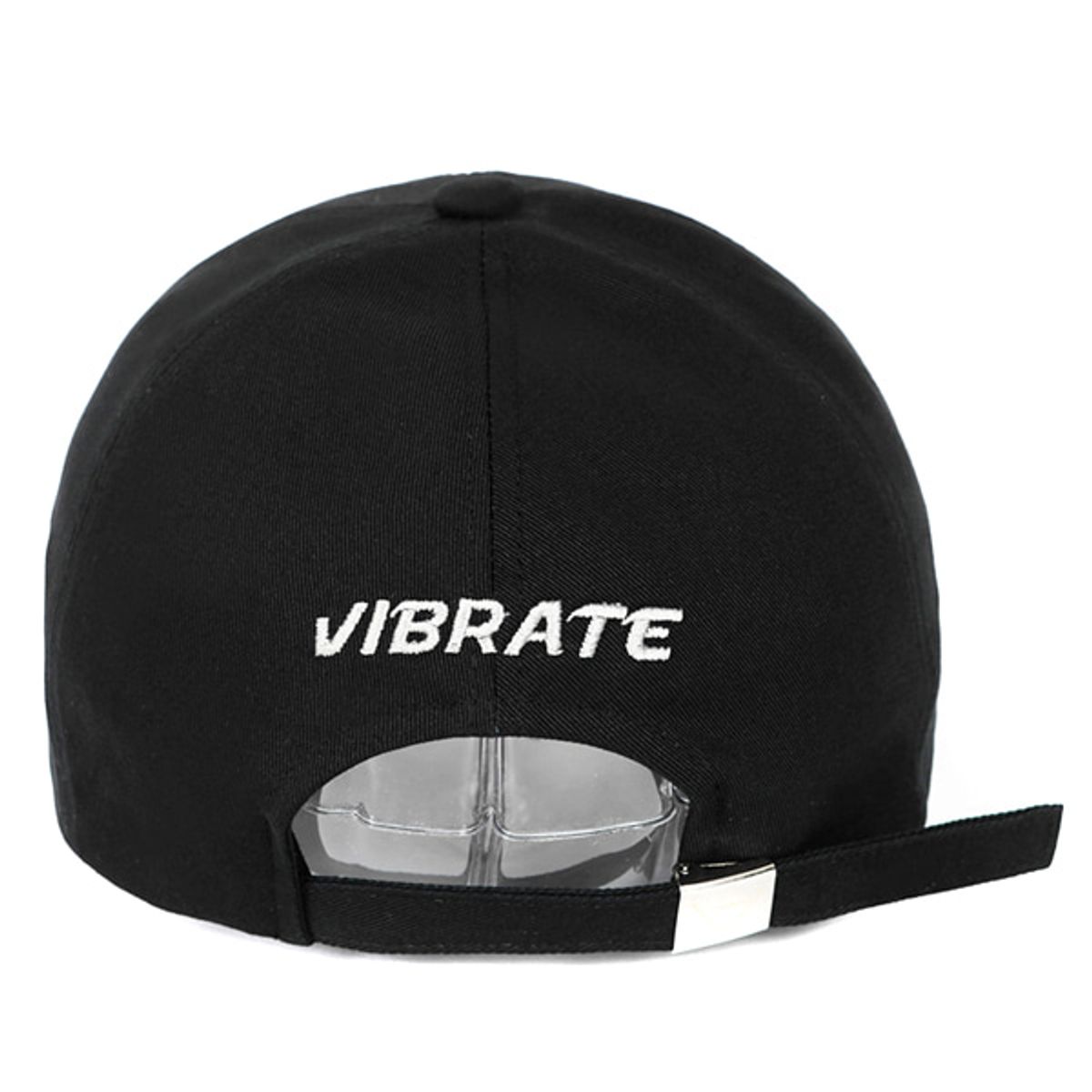 바이브레이트(VIBRATE) CLASSIC HAND SIGN BALL CAP (WASHING BLACK)