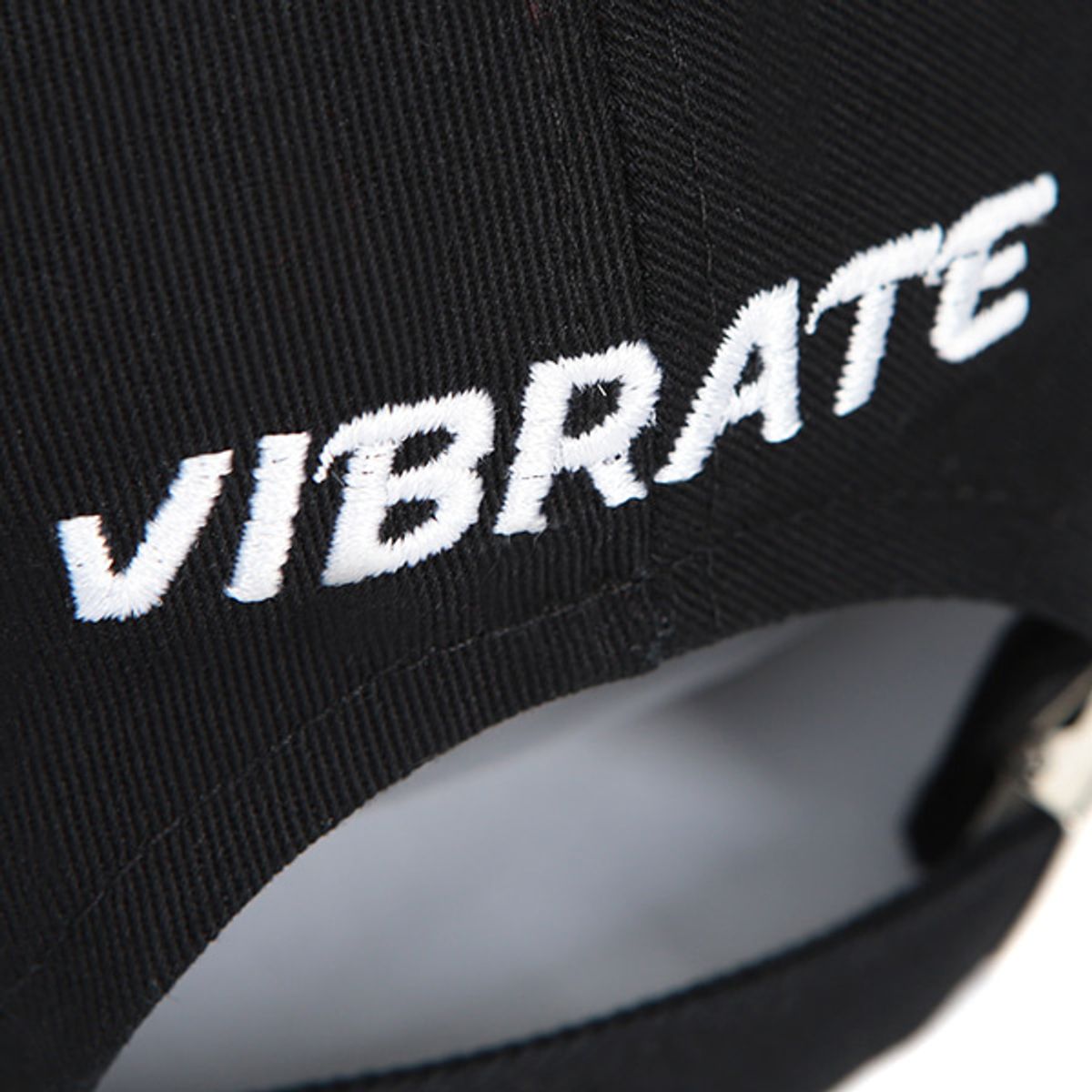 바이브레이트(VIBRATE) CLASSIC HAND SIGN BALL CAP (WASHING BLACK)