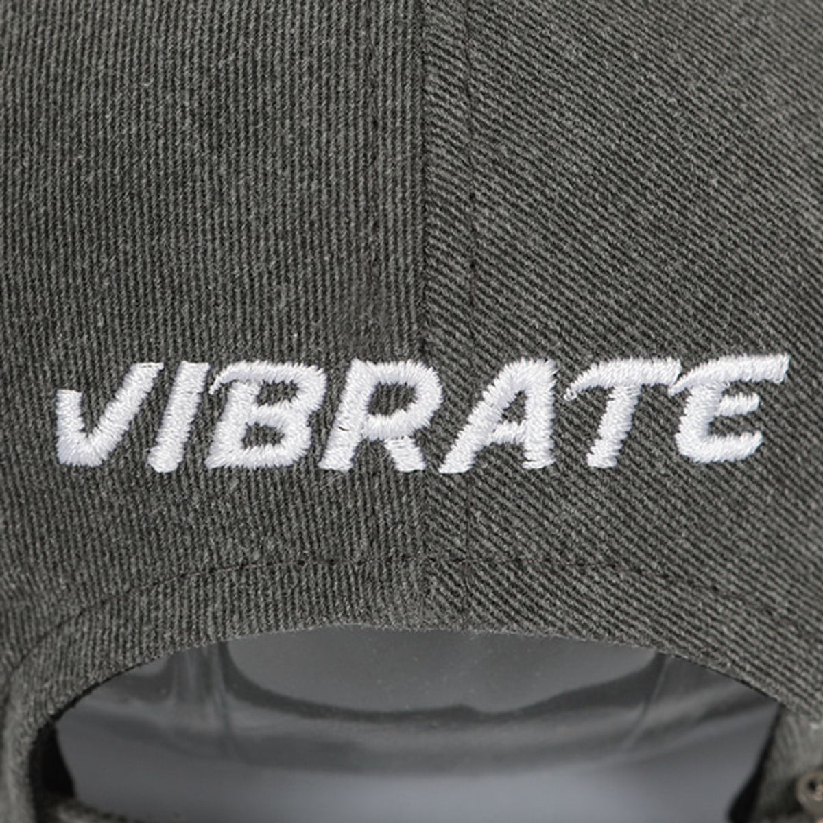 바이브레이트(VIBRATE) CLASSIC HAND SIGN BALL CAP (WASHING GRAY)