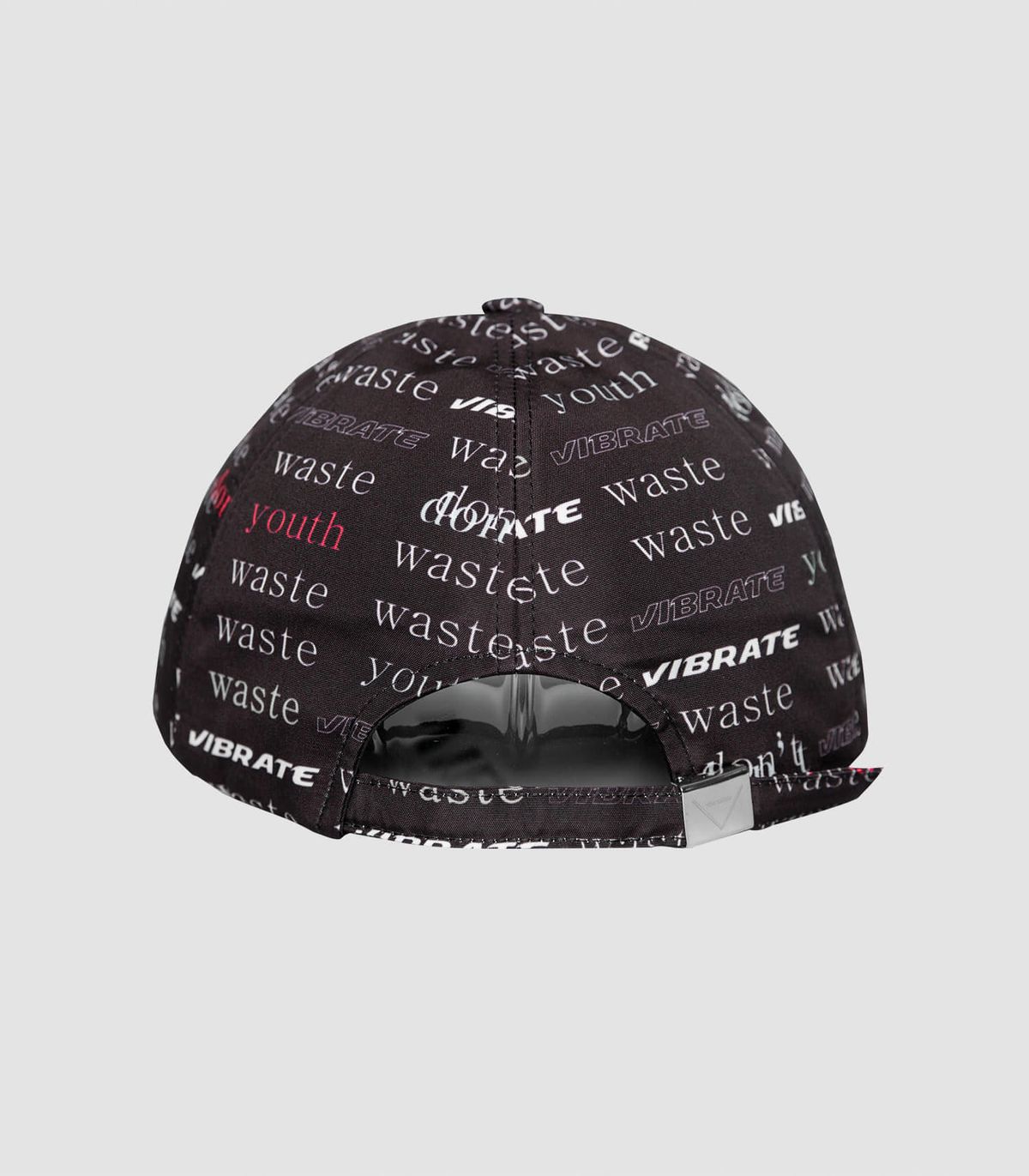 바이브레이트(VIBRATE) D.W.Y.Y PATTERN BALL CAP (BLACK)