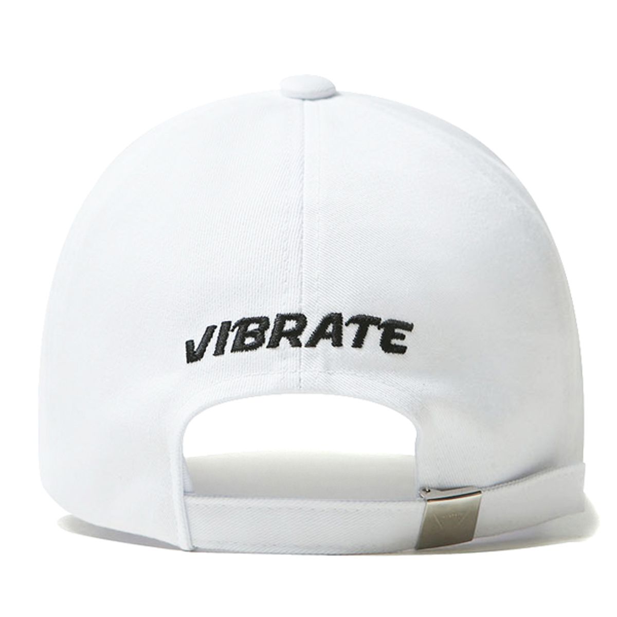바이브레이트(VIBRATE) 3D SHAKING LOGO BALL CAP (white)
