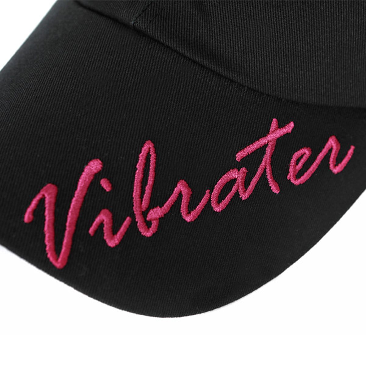 바이브레이트(VIBRATE) VISOR LOGO BALL CAP (PINK&BLACK)
