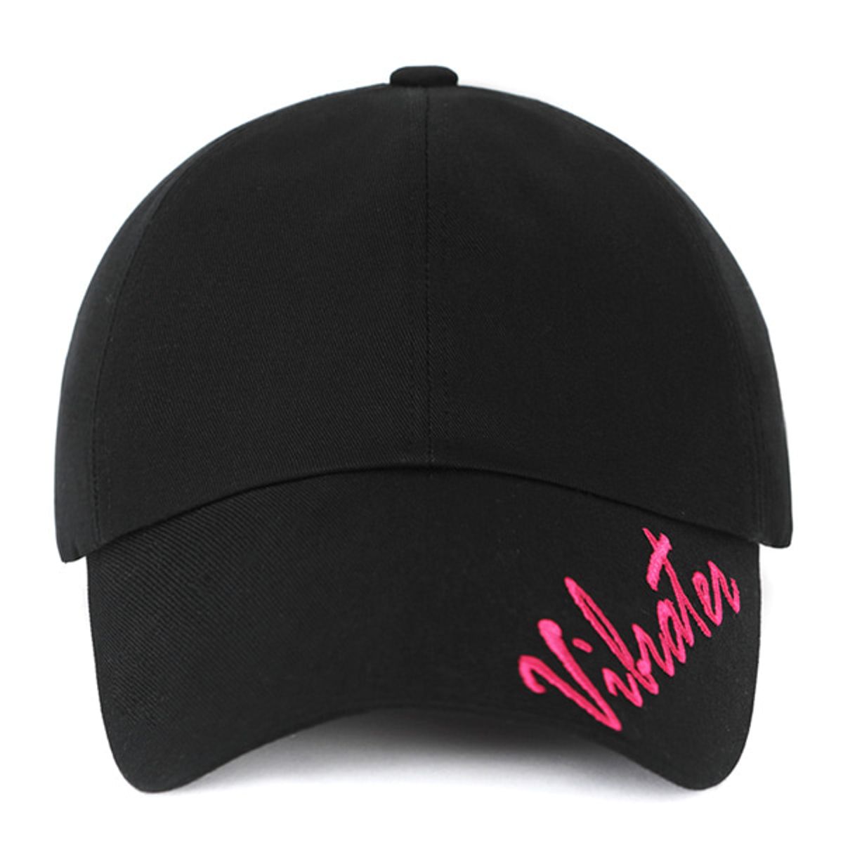 바이브레이트(VIBRATE) VISOR LOGO BALL CAP (PINK&BLACK)