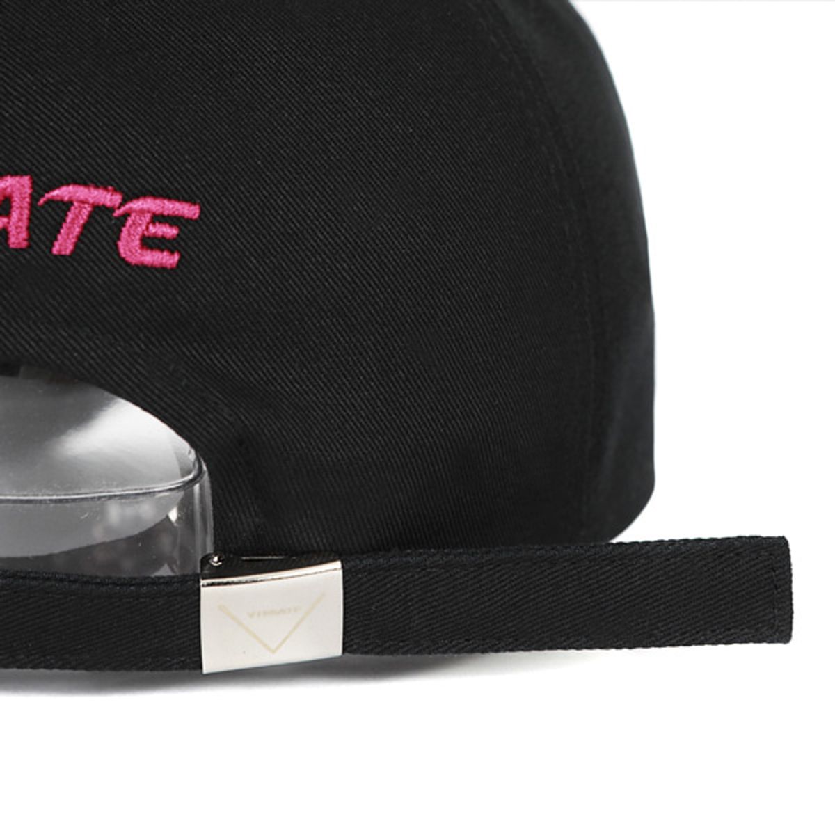 바이브레이트(VIBRATE) VISOR LOGO BALL CAP (PINK&BLACK)