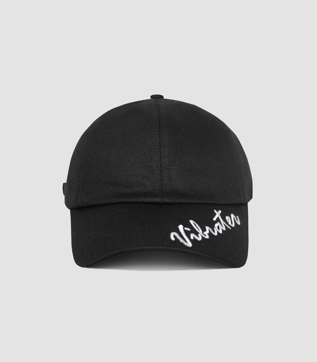 바이브레이트(VIBRATE) VISOR LOGO BALL CAP (WHITE&BLACK)