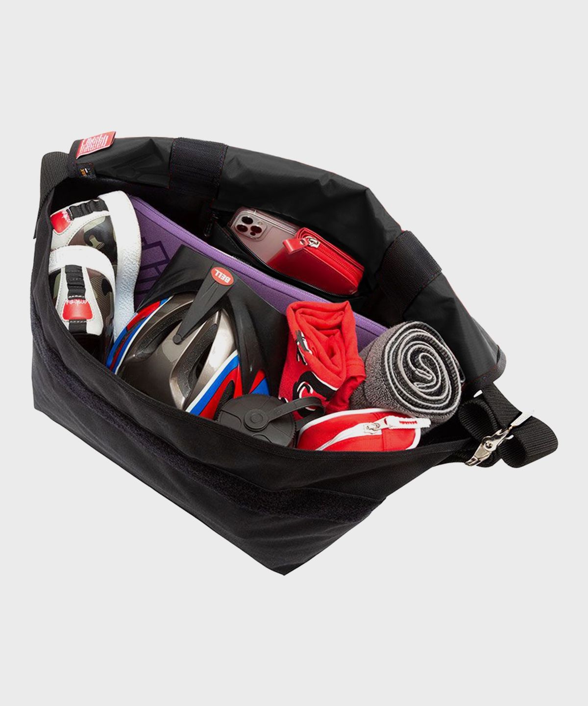 맨하탄 포티지(MANHATTAN PORTAGE) 1607V 빈티지 메신저백 L BLACK