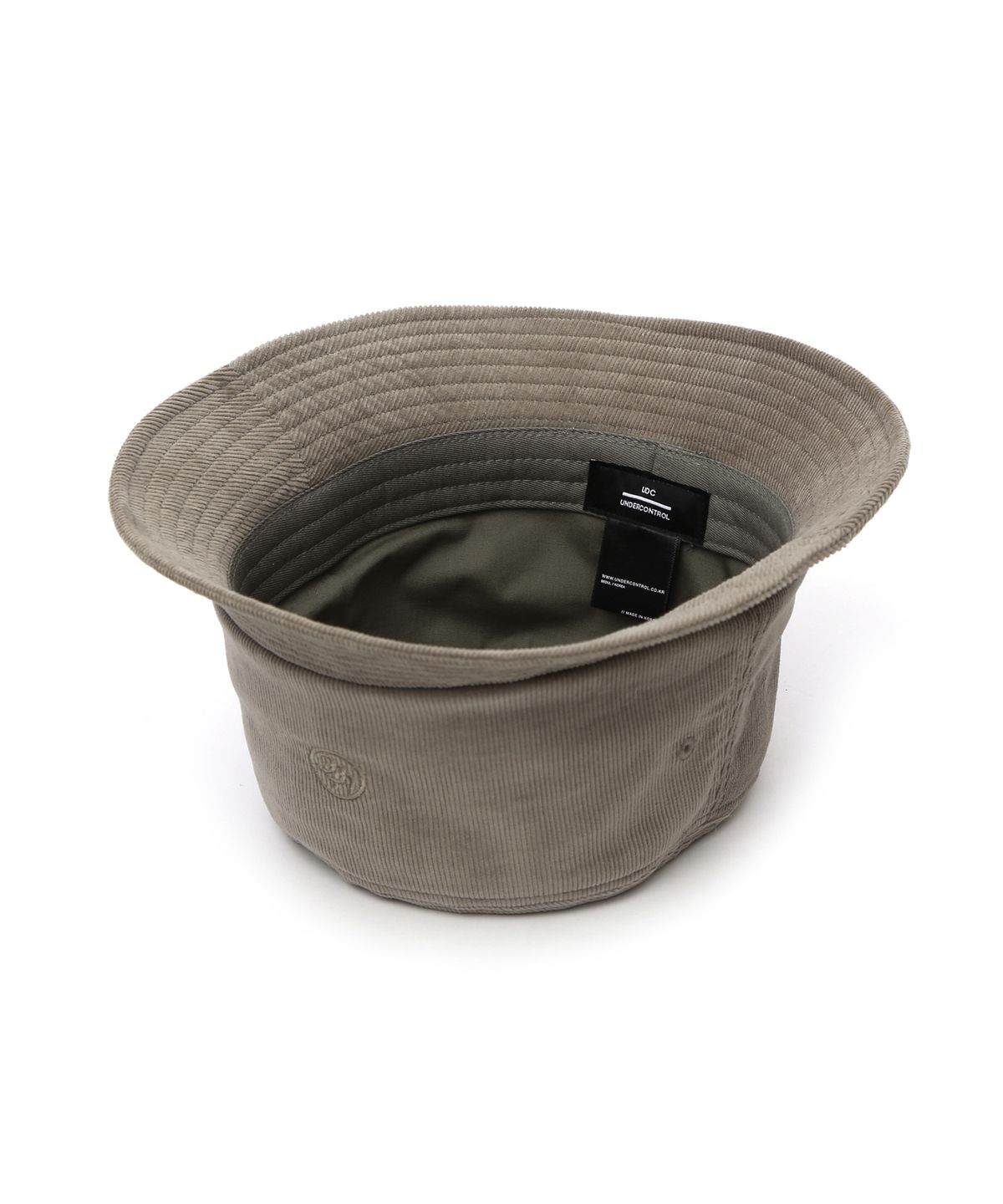 언더컨트롤(UNDERCONTROL) 코듀로이 버킷햇 SQUARE BUCKET / UNION UDC / CD CHARCOAL