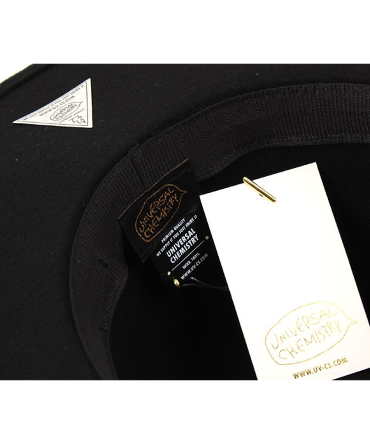 유니버셜 케미스트리(UNIVERSAL CHEMISTRY) Navy Line Wool Fedora 울페도라