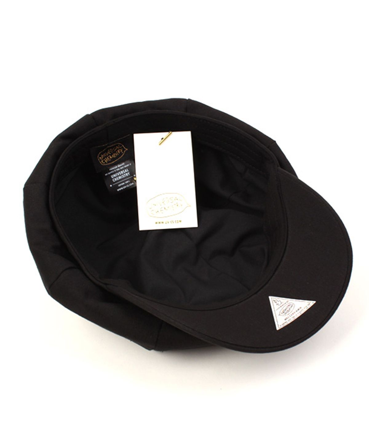 유니버셜 케미스트리(UNIVERSAL CHEMISTRY) Black Newsboy Cap 뉴스보이캡
