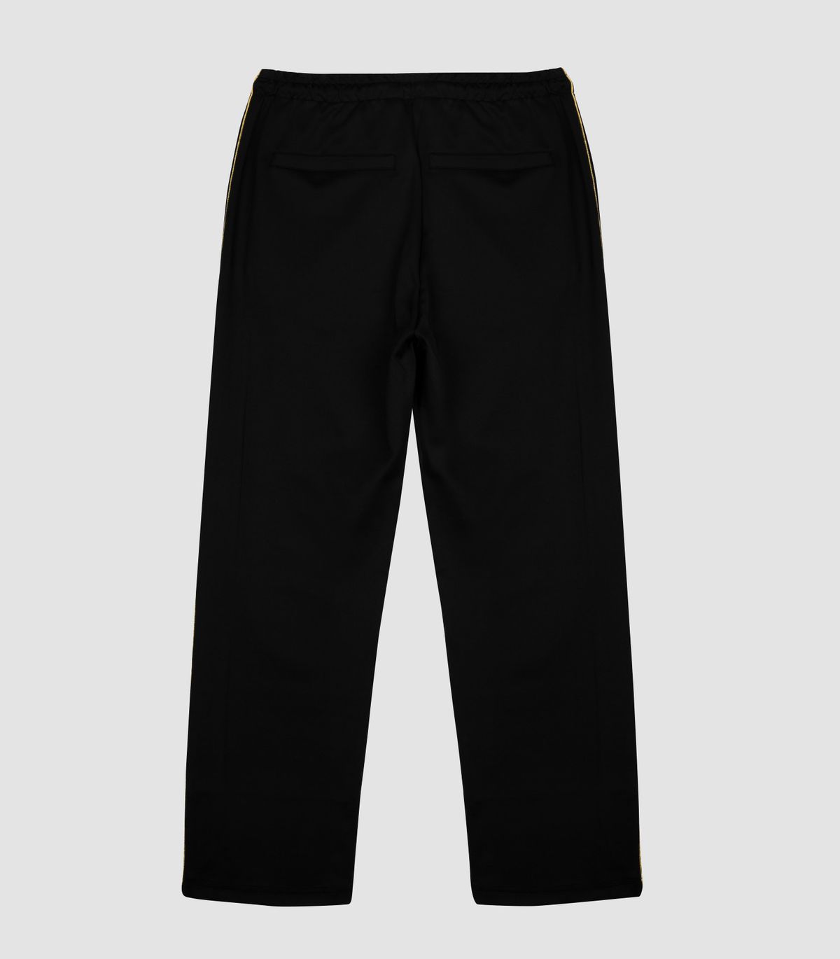 바이브레이트(VIBRATE) GOLDLINE SIDE LOGO PANTS (BLACK)