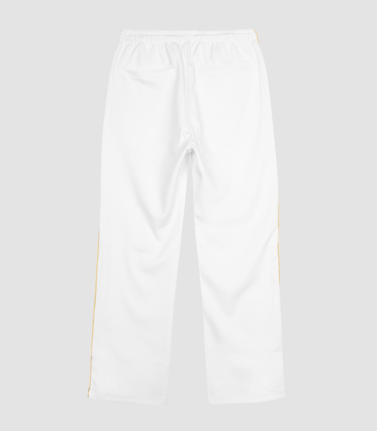 바이브레이트(VIBRATE) GOLDLINE SIDE LOGO PANTS (WHITE)