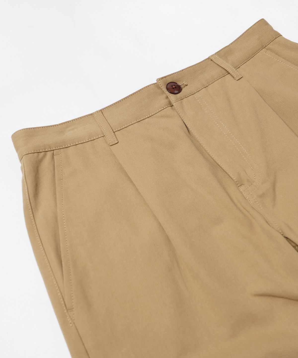 프리즘웍스(FRIZMWORKS) OG HAWORTH ONE TUCK PANTS _ BEIGE